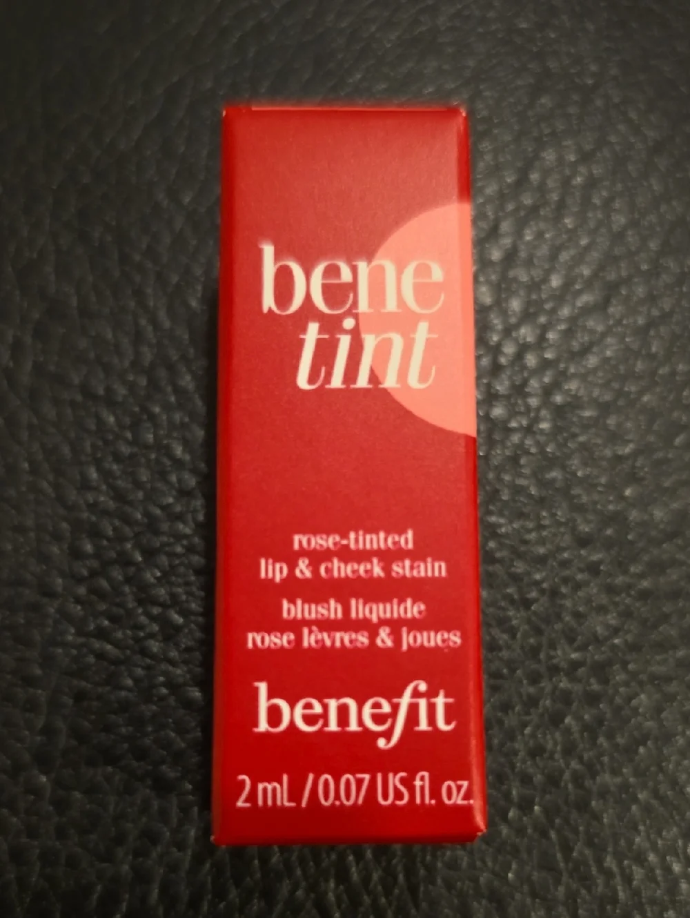 BENEFIT BENETINT ROSE TINTED LIP & CHEEK STAIN.